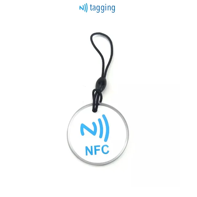 Full cover epoxy waterproof nfc key tag