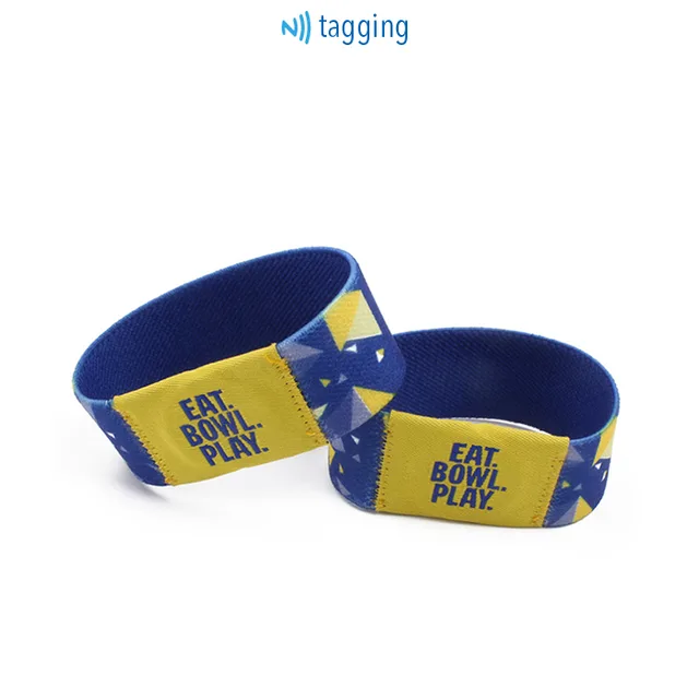 Customized design printing NFC chip elastic band