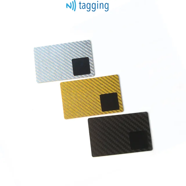 Carbon fiber NFC business card