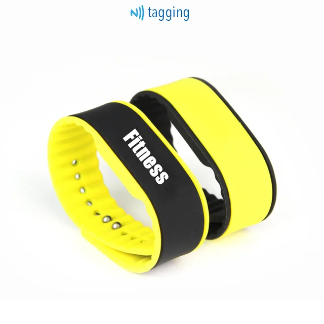 Waterproof silicone RFID NFC wristband with custom logo