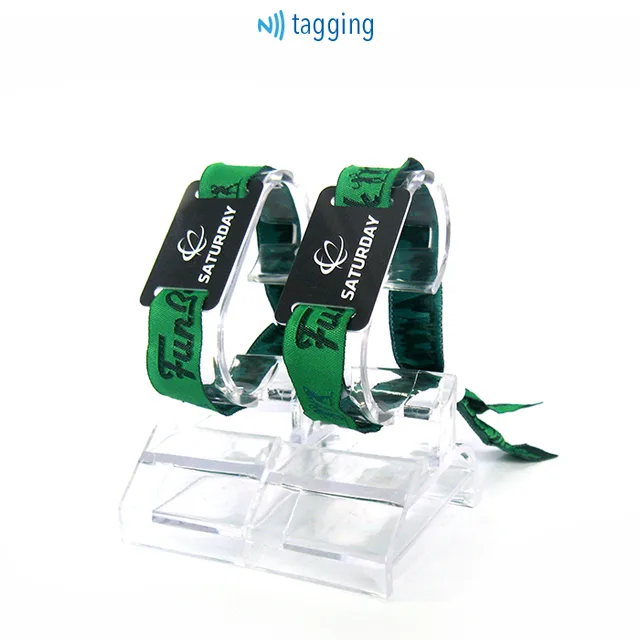 Event ticket one time use NFC fabric wristband