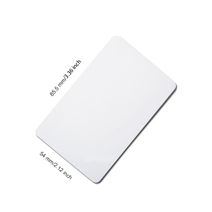 Blank white PVC plastic nfc card